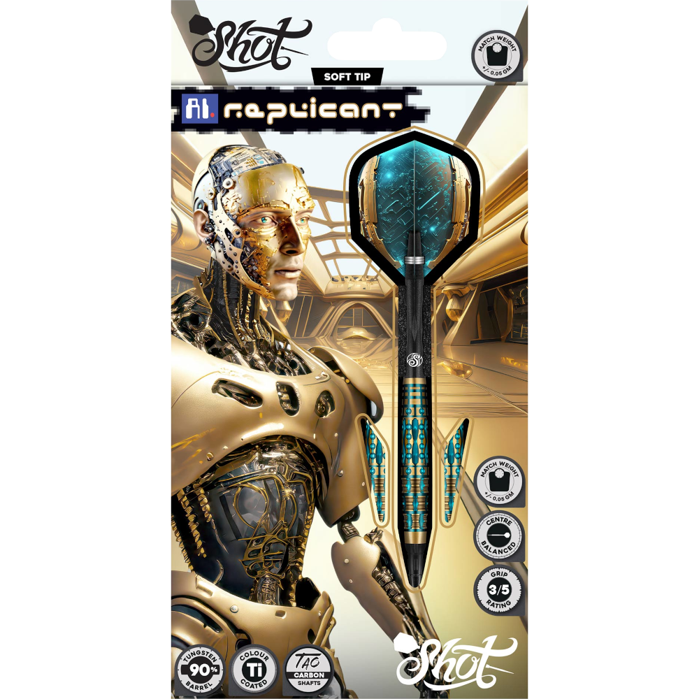 Shot AI Replicant Soft Tip Darts 90%