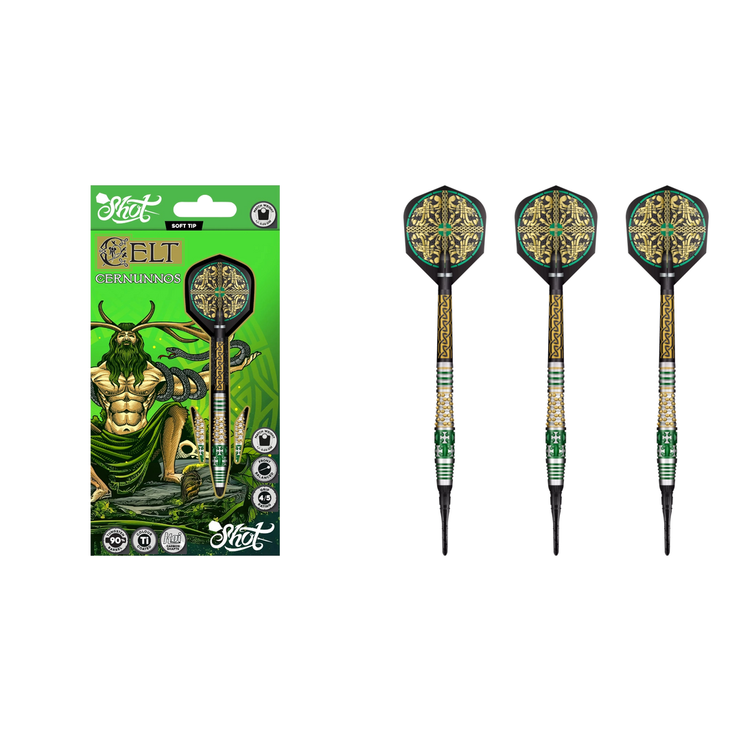 Shot Celt Cernunnos Soft Tip Darts 90%