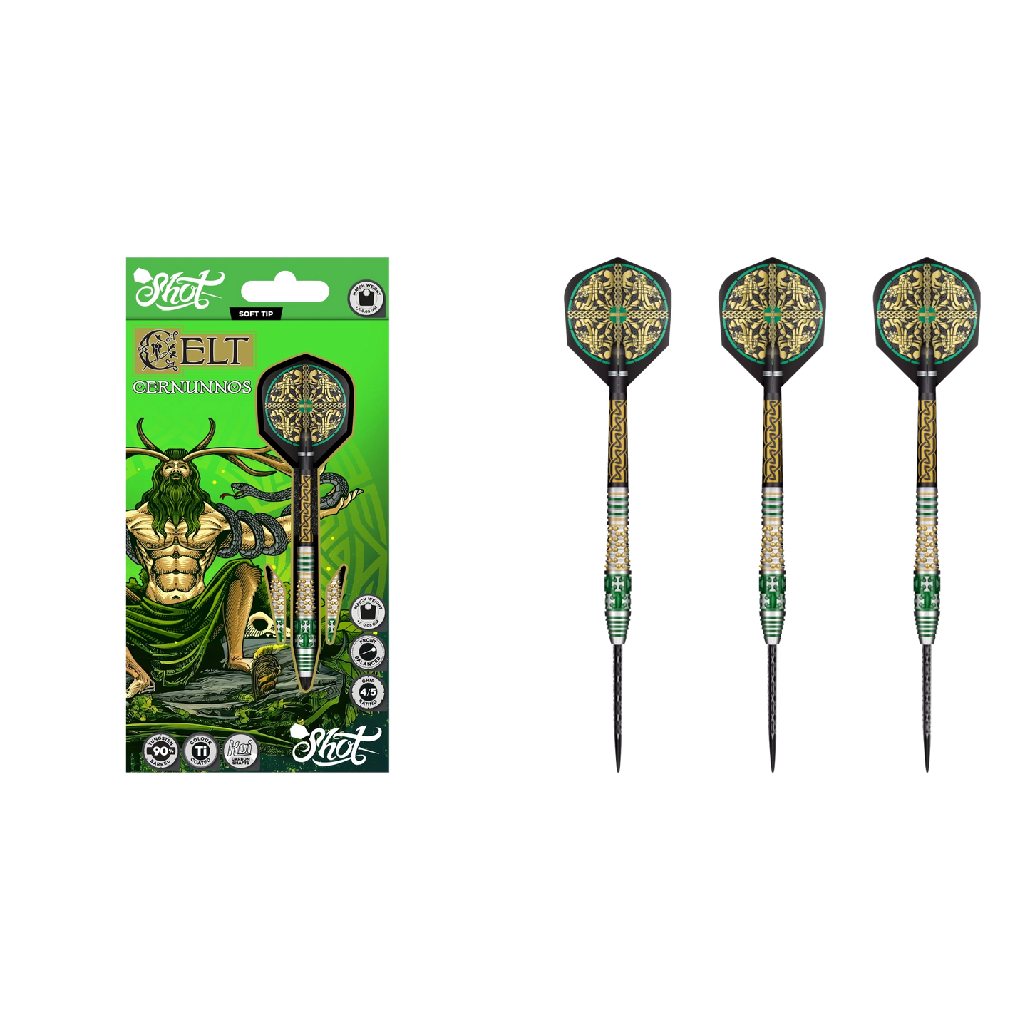 Shot Celt Cernunnos Steeldart 90%