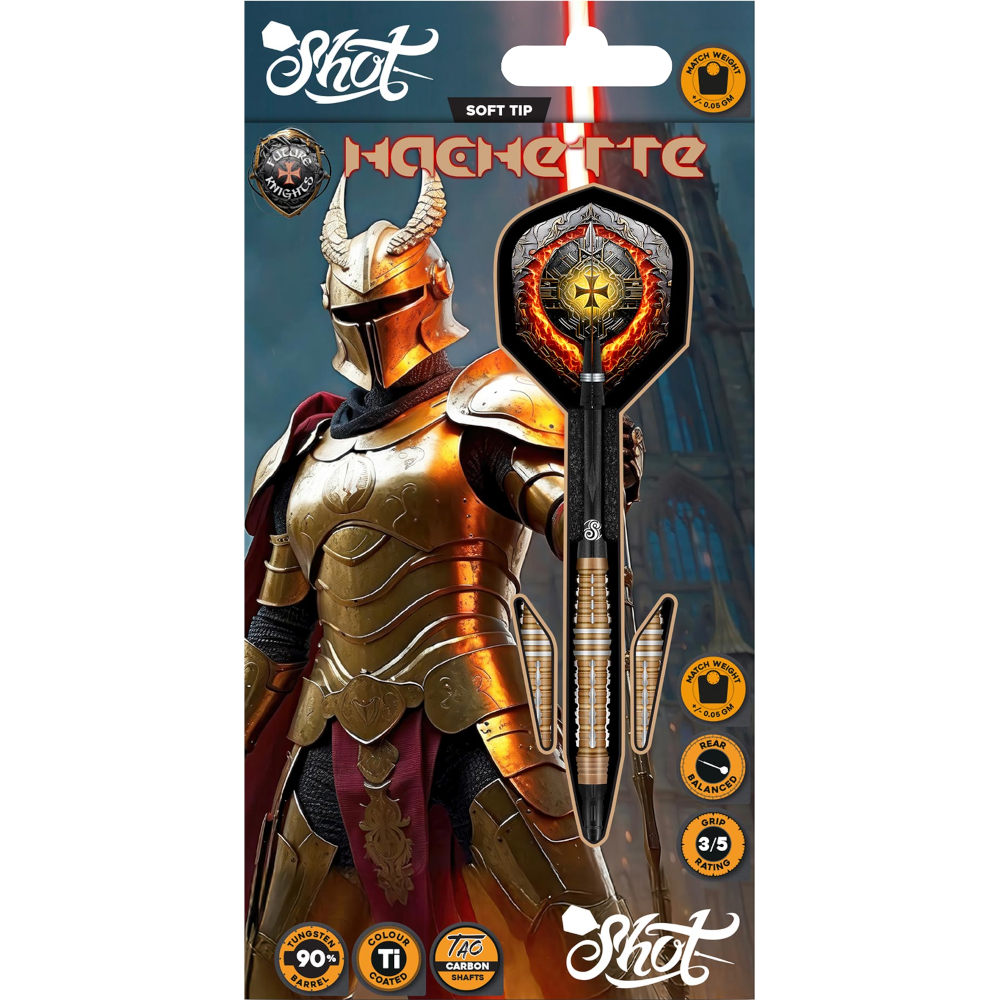 Shot Future Knights Hachette Softdart 90%