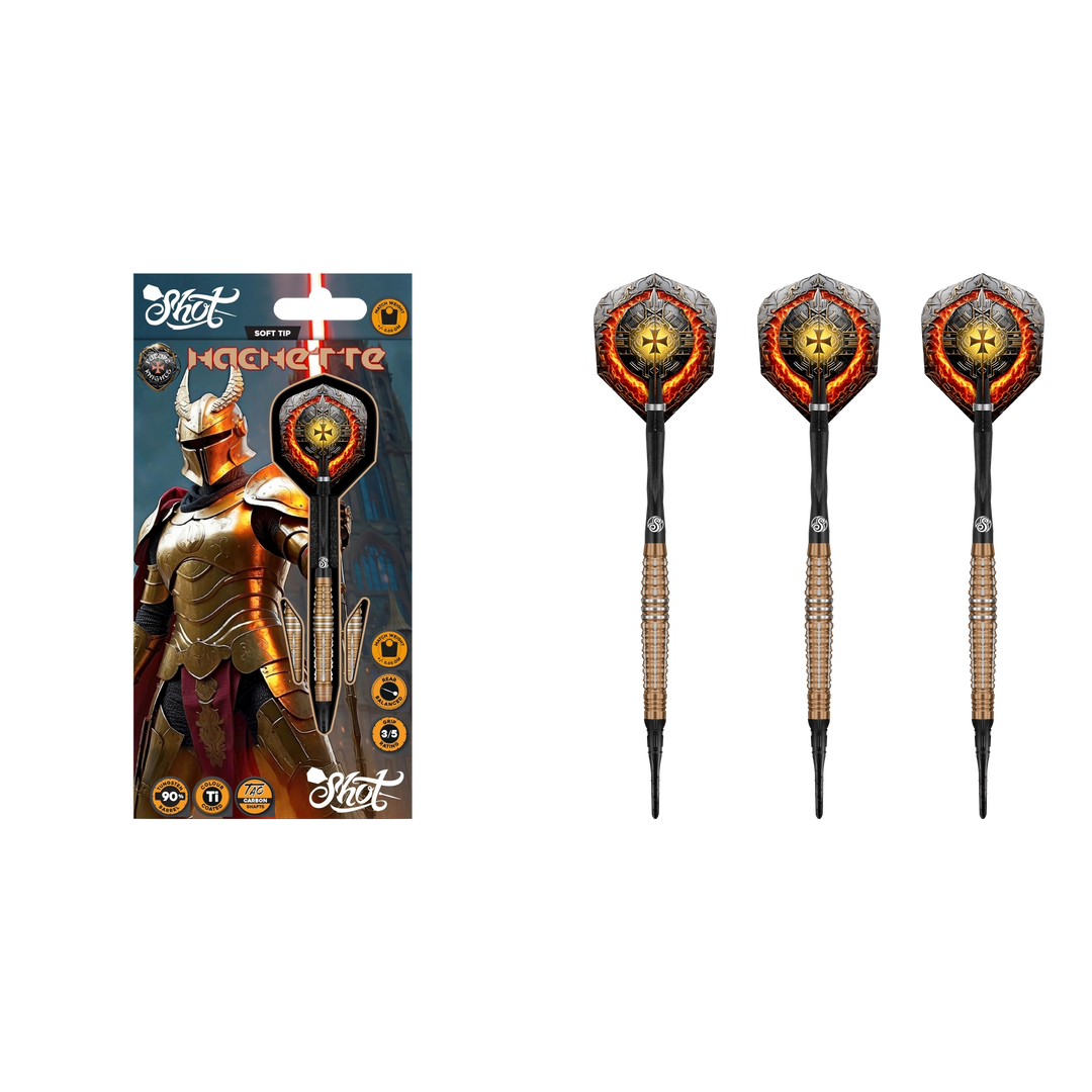 Shot Future Knights Hachette Softdart 90%