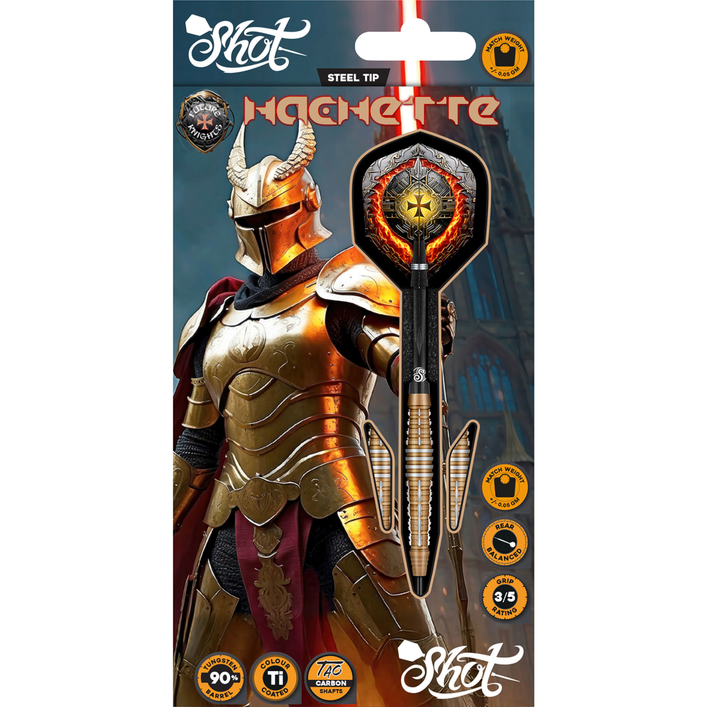 Shot Future Knights Hachette Steel-Tip Dart 90%