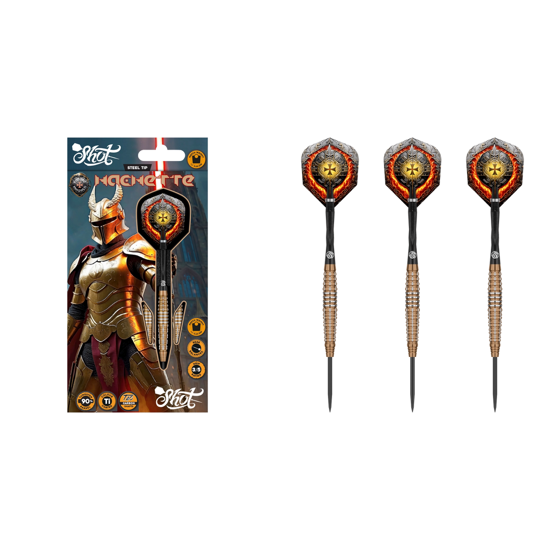 Shot Future Knights Hachette Steel-Tip Dart 90%
