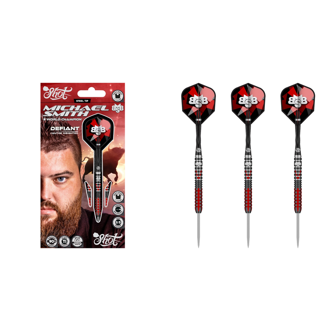 Shot Michael Smith Defiant Steeldart 90%