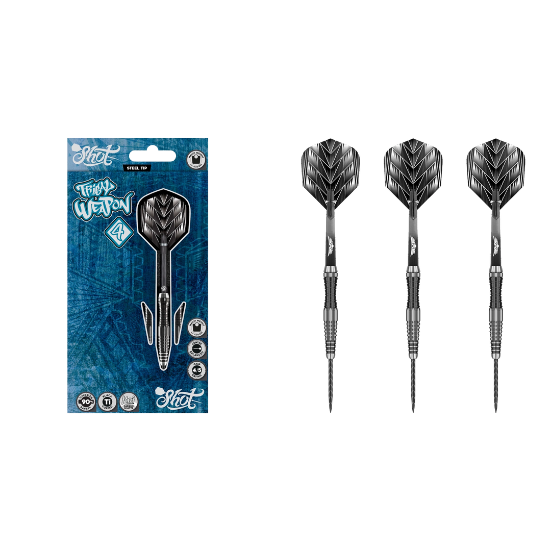 Shot Tribal Weapon 4 Steel Tip Dart 90%