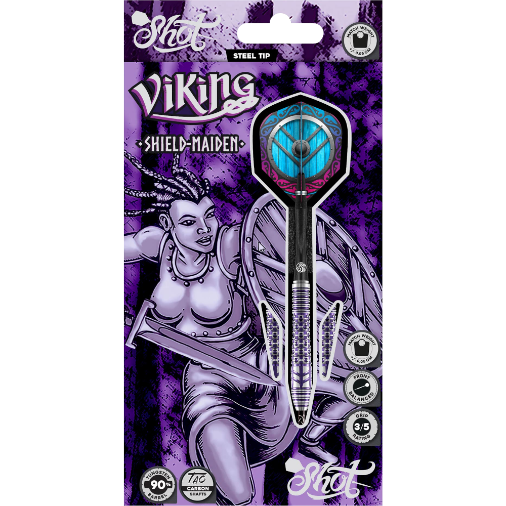 Shot Viking Shield Maiden Steel Tip Dart 90%