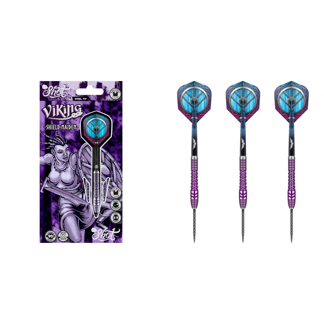 Shot Viking Shield Maiden Steel Tip Dart 90%