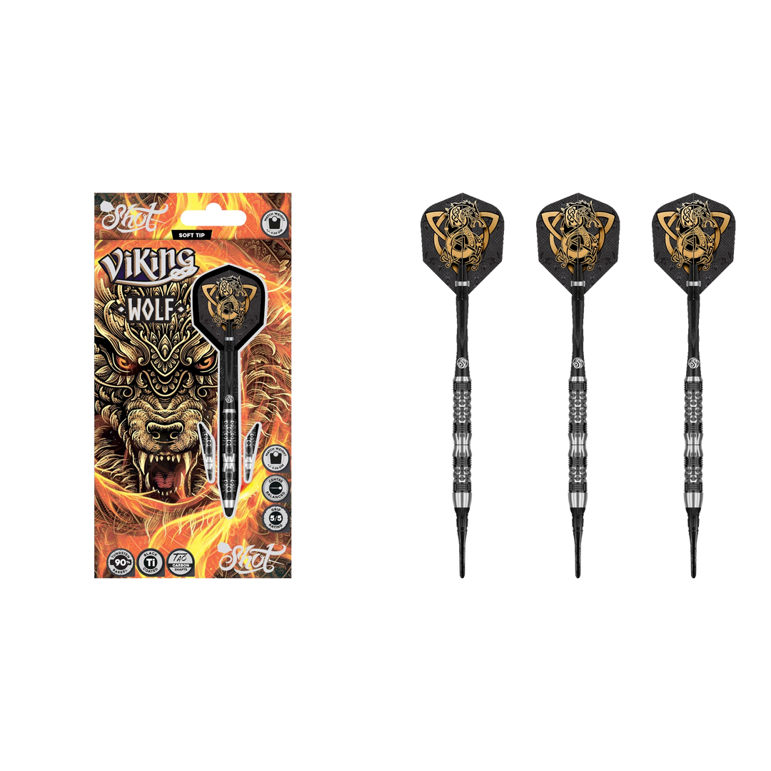 Shot Viking Wolf Soft Tip Dart 90%