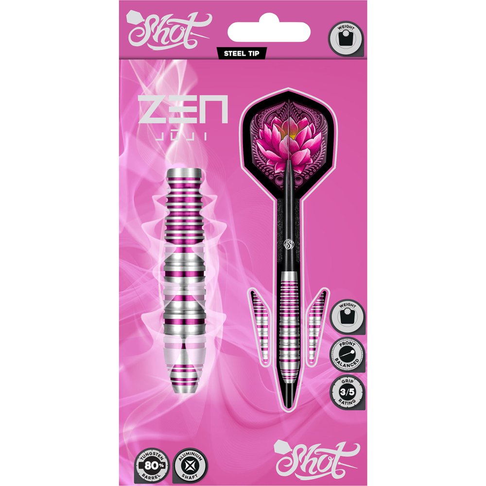 Shot Zen Juji Steel Tip Darts 80%