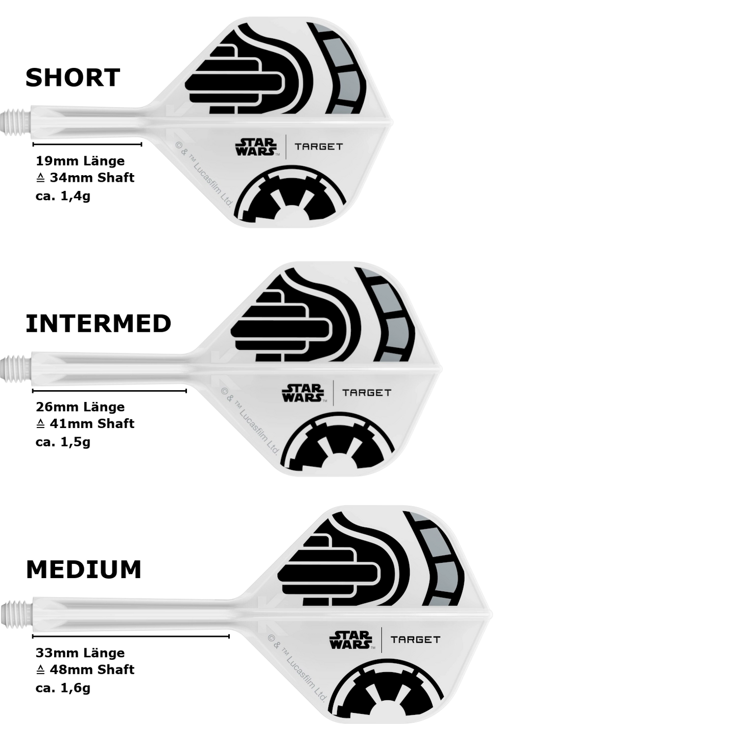 Target K-Flex Star Wars Standard No.2 Flight Shaft System Stormtrooper