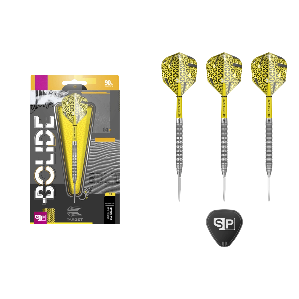 Target Bolide 01 Swiss Point Steel Tip Darts 90%