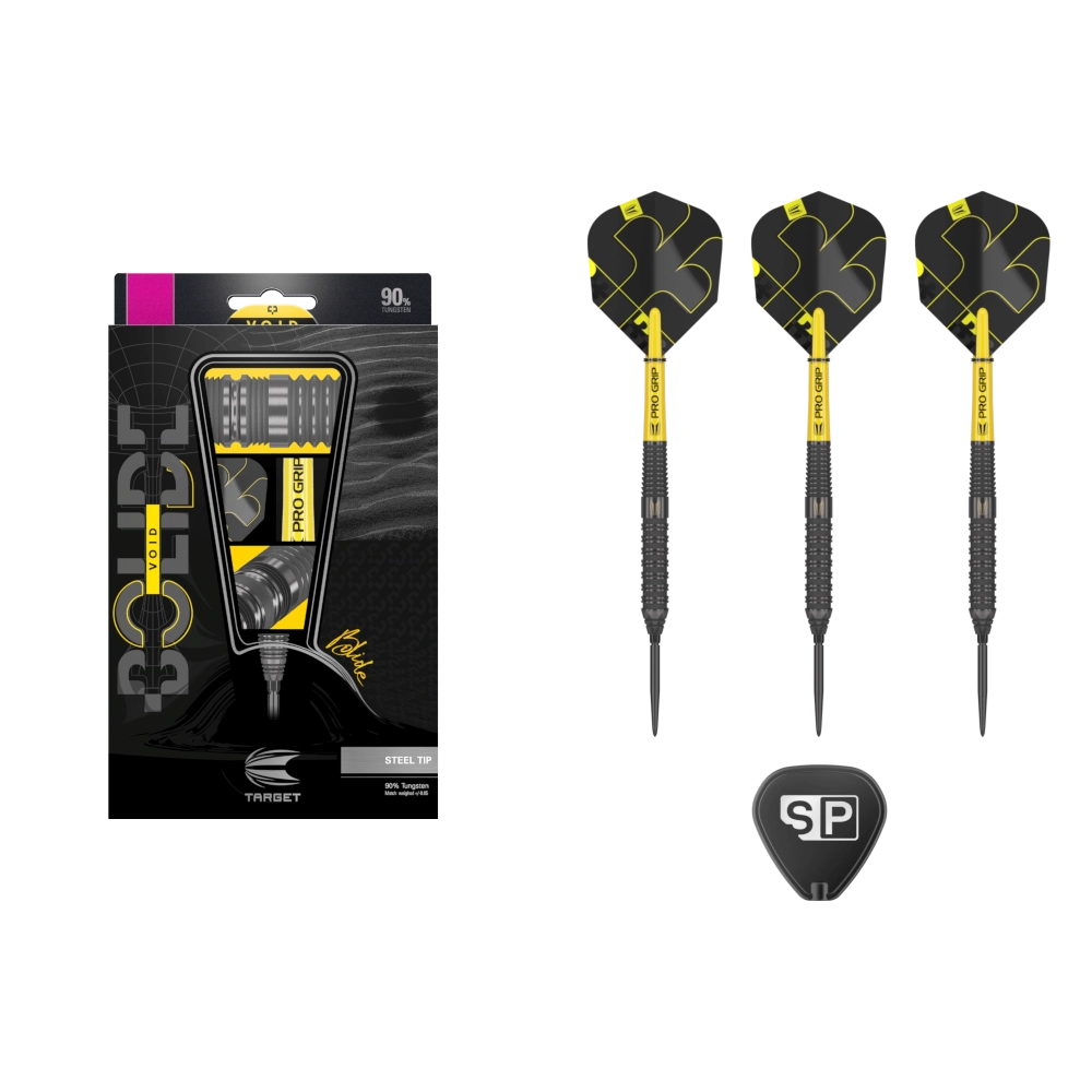 Target Bolide VOID 02 Swiss Point Steel Tip Darts 90%