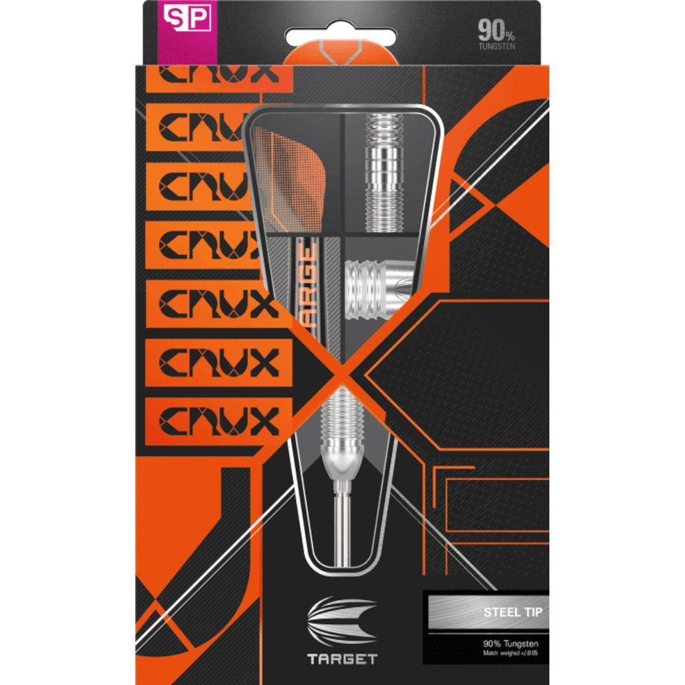 Target Crux 02 Swiss Point Steel Tip Dart 90%