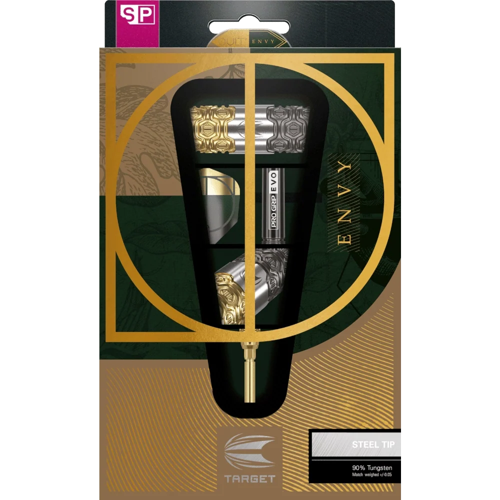 Target Cult Envy 02 Swiss Point Steeldart 90% (Verpackung)
