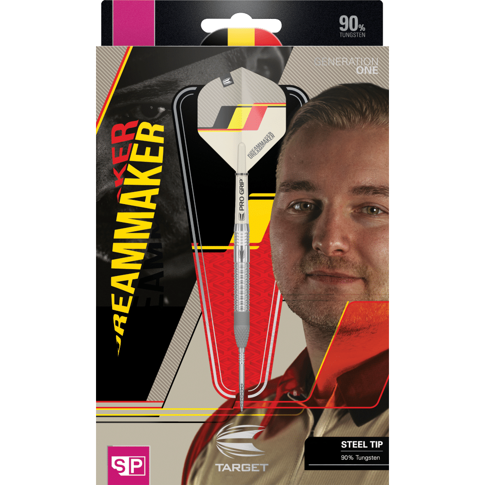 Target Dimitri van den Bergh G1 Swiss Point Steeldart 90%