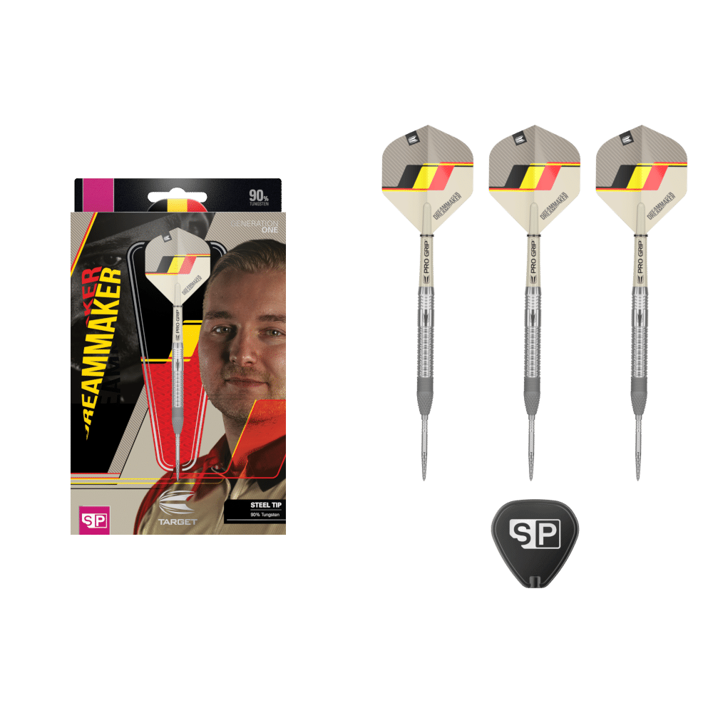 Target Dimitri van den Bergh G1 Swiss Point Steeldart 90%