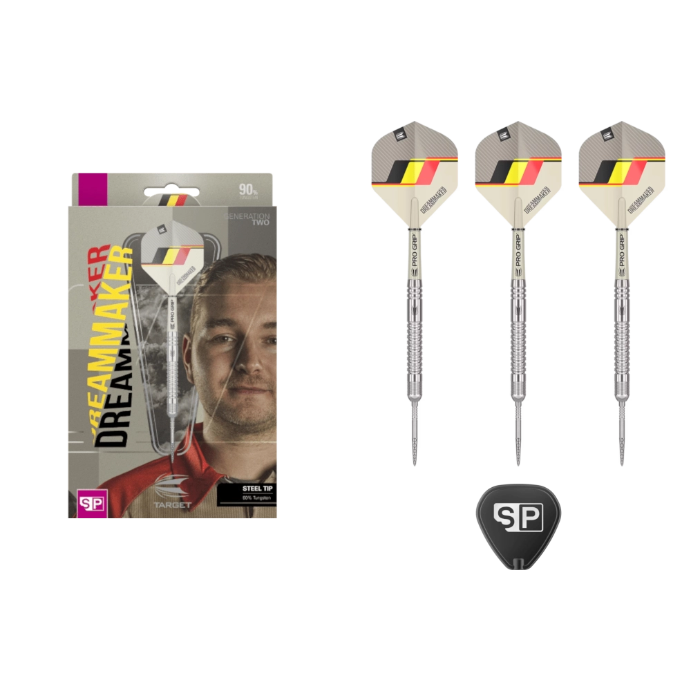 Target Dimitri van den Bergh G2 Swiss Point Steeldart 90%