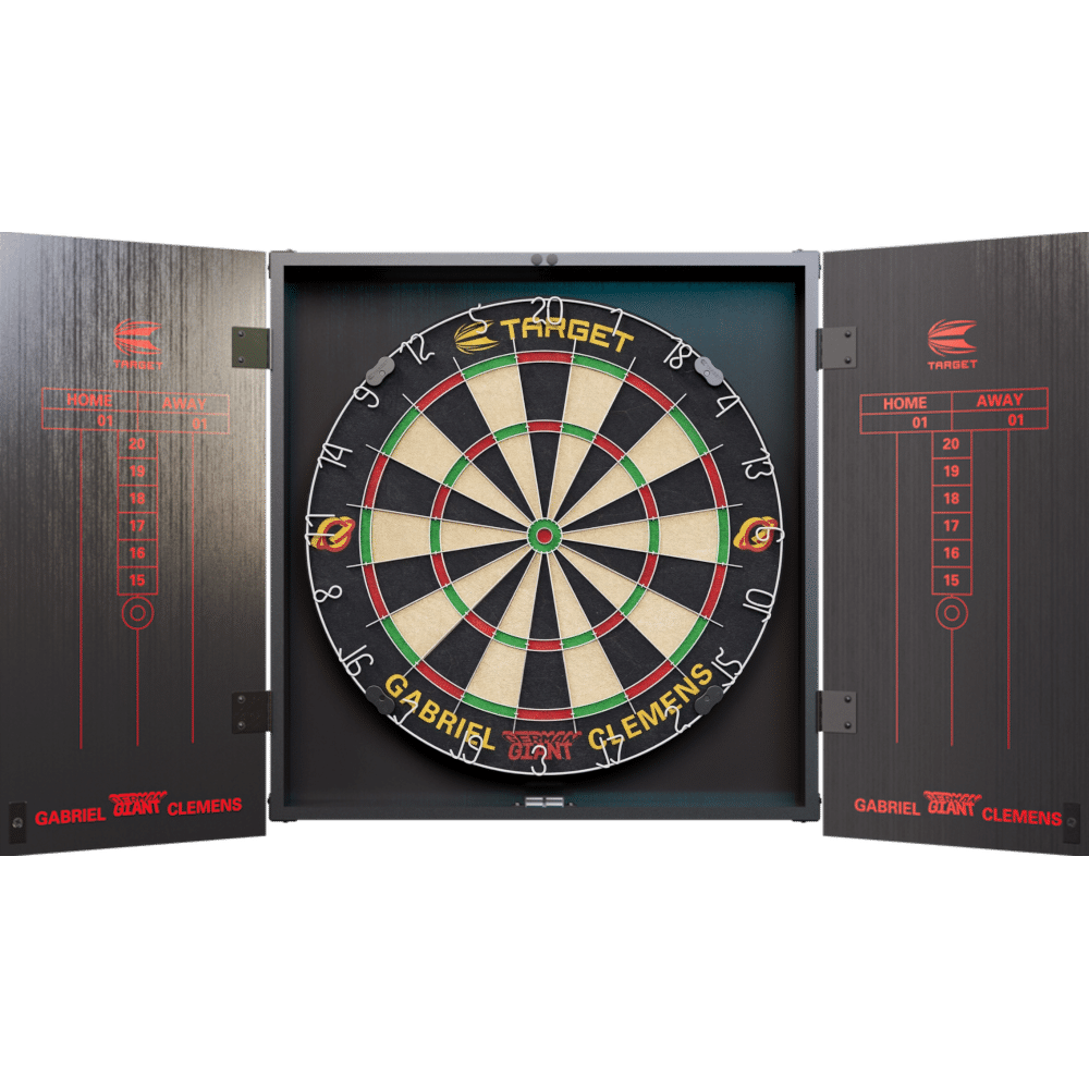 Target Gabriel Clemens Dartboard and Cabinet Set