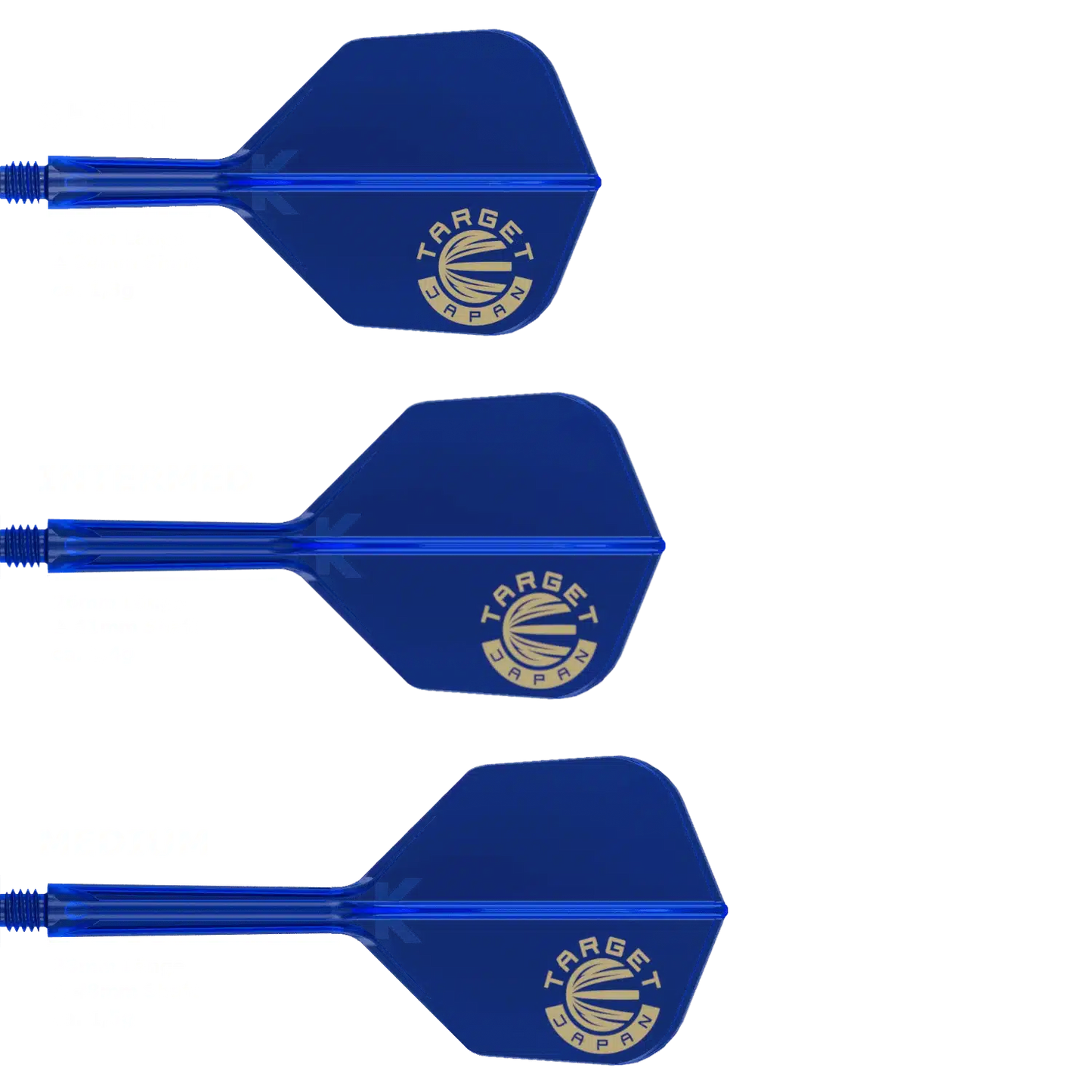 Target Japan K-Flex Blue Small Standard No.6 Flight Shaft System