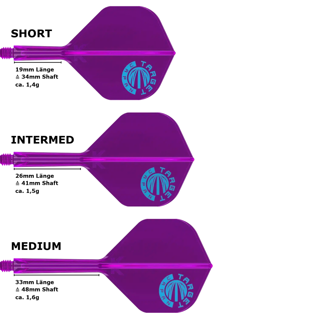 Target Japan K-Flex Purple Limited Standard No.2 Flight Shaft System
