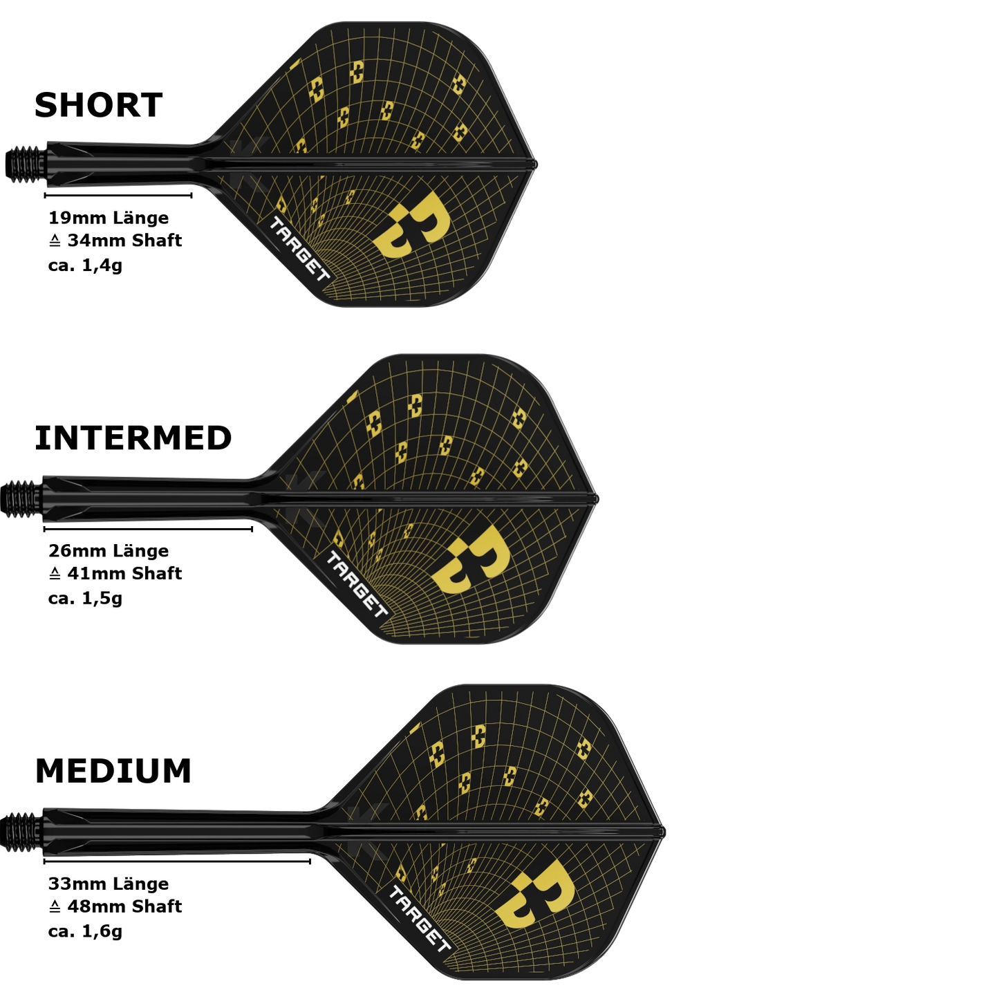 Target K-Flex Bolide Standard No.2 Flight Shaft System