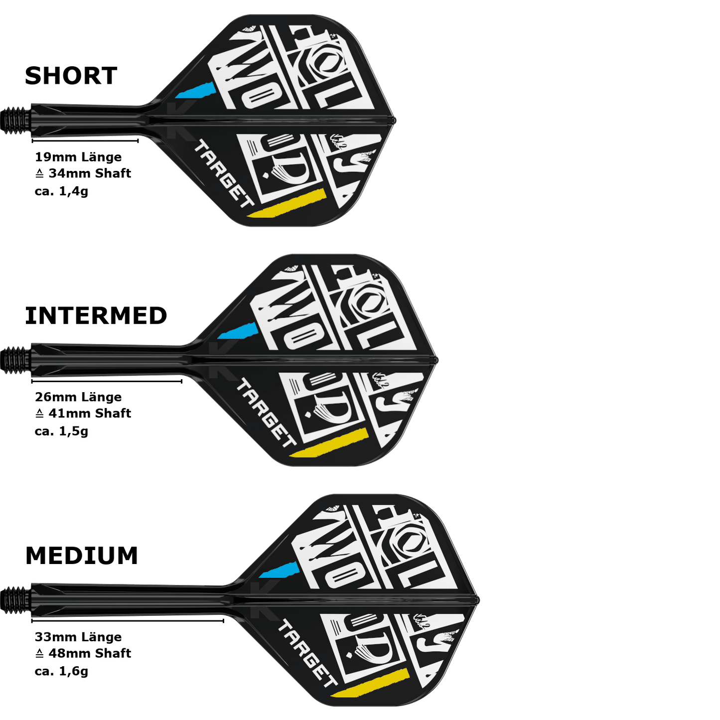Target K-Flex Chris Dobey Standard No.2 Flight Shaft System