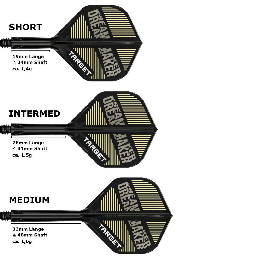 Target K-Flex Dimitri van den Bergh Standard No.2 Flight Shaft System