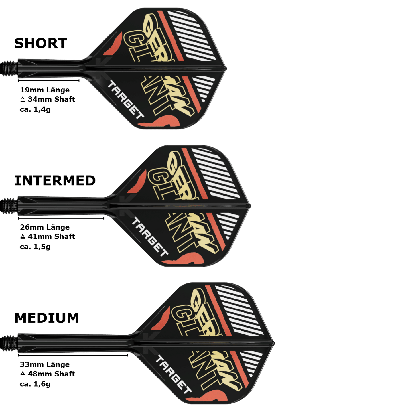 Target K-Flex Raymond van Barneveld Standard No.2 Flight Shaft System