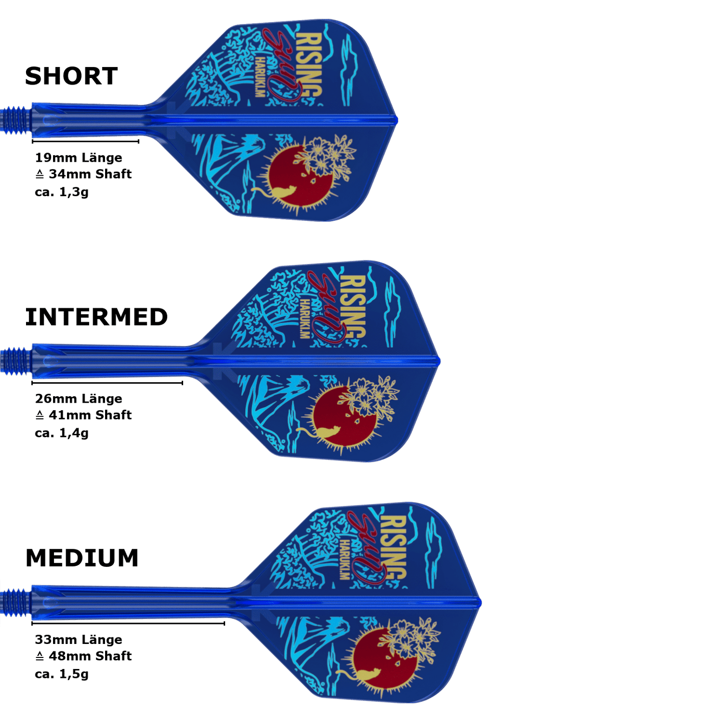 Target Japan K-Flex Haruki Muramatsu Small Standard No.6 Flight Shaft System