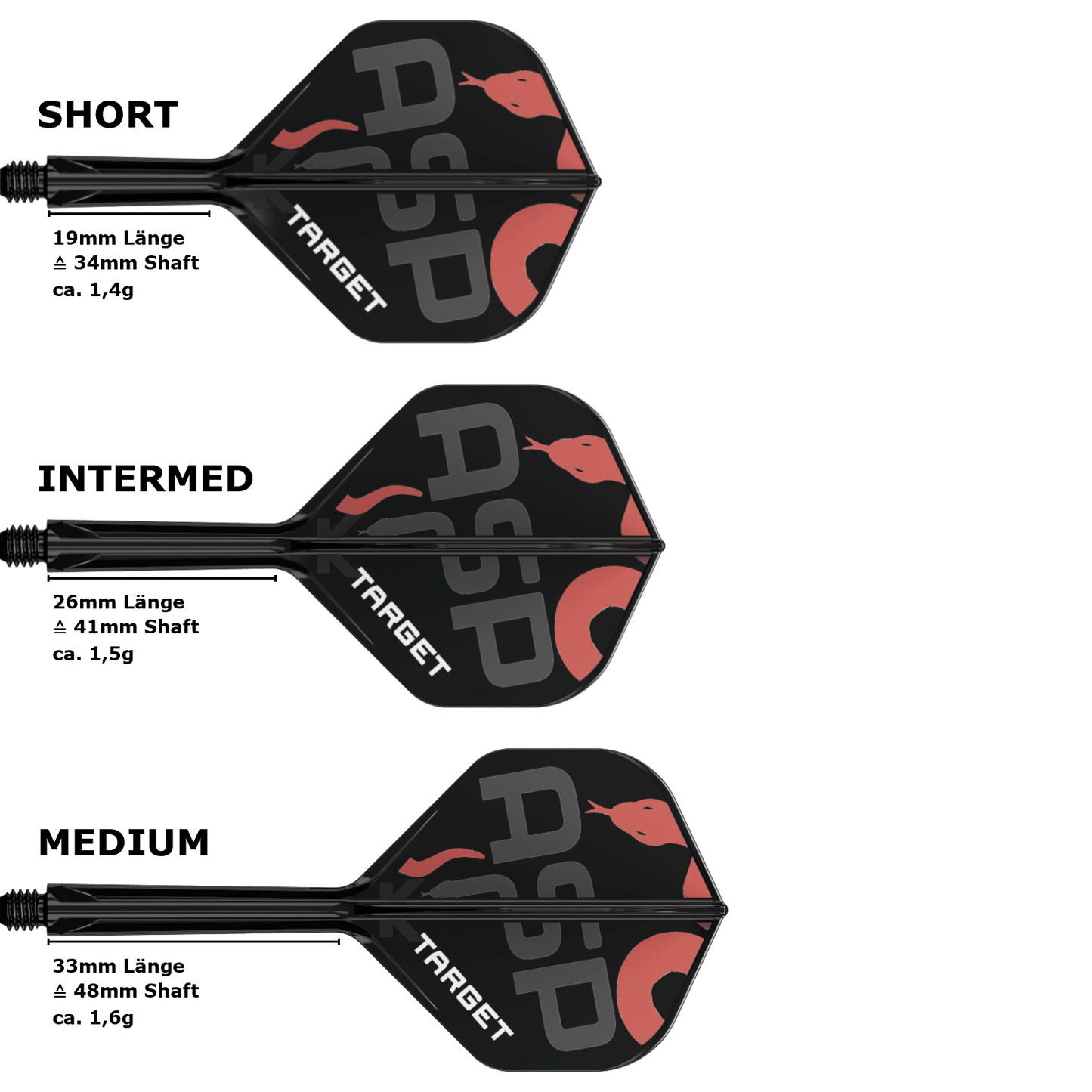 Target K-Flex Nathan Aspinall Standard No.2 Flight Shaft System