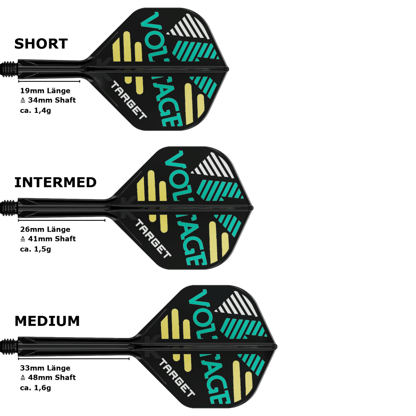 Target K-Flex Rob Cross Standard No.2 Flight Shaft System