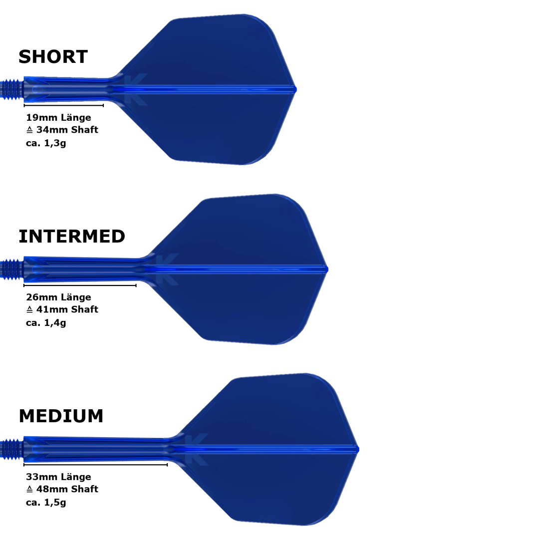 Target K-Flex Small Standard No.6 Flight Shaft System Blue