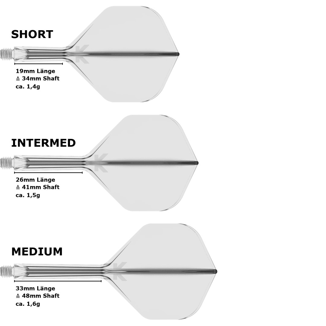 Target K-Flex Standard No.2 Flight Shaft System Transparent