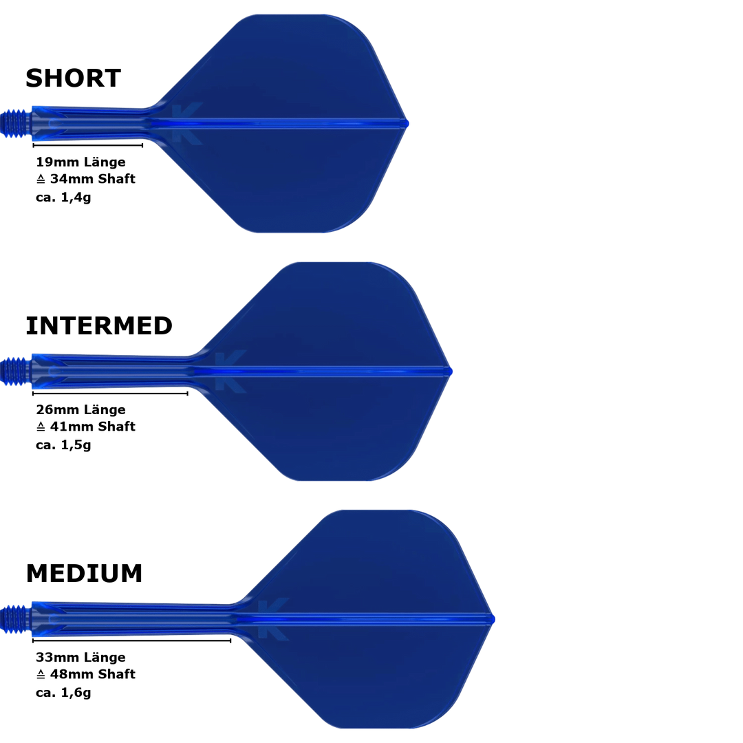 Target K-Flex Standard No.2 Flight Shaft System Blue