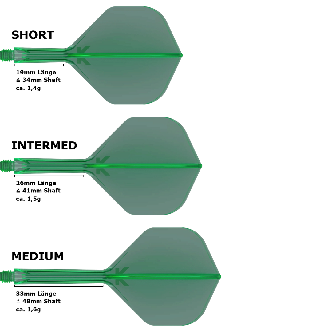 Target K-Flex Standard No.2 Flight Shaft System Grün