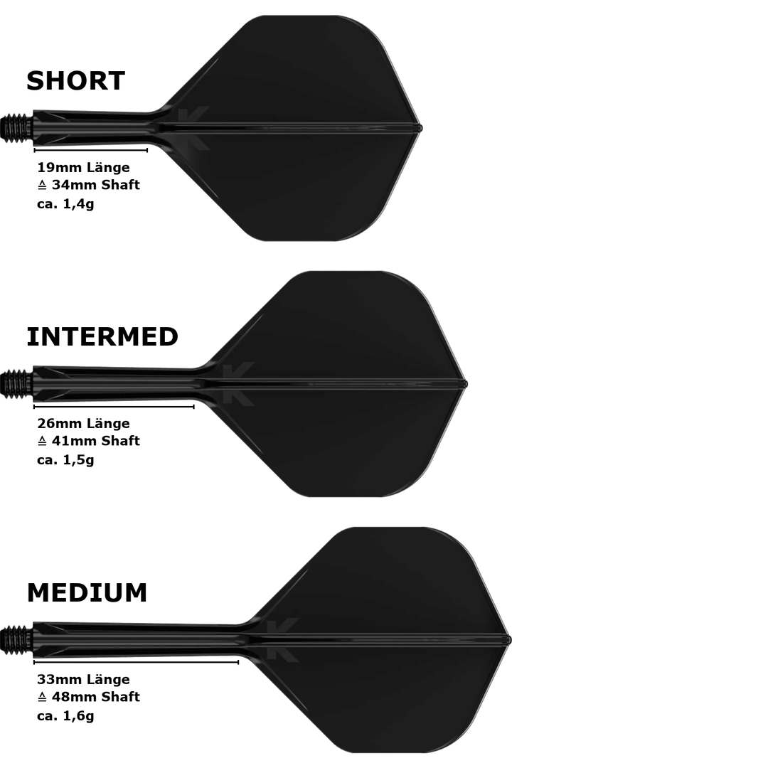 Target K-Flex Standard No.2 Flight Shaft System Schwarz