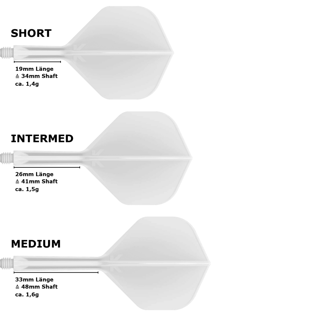 Target K-Flex Standard No.2 Flight Shaft System Weiß