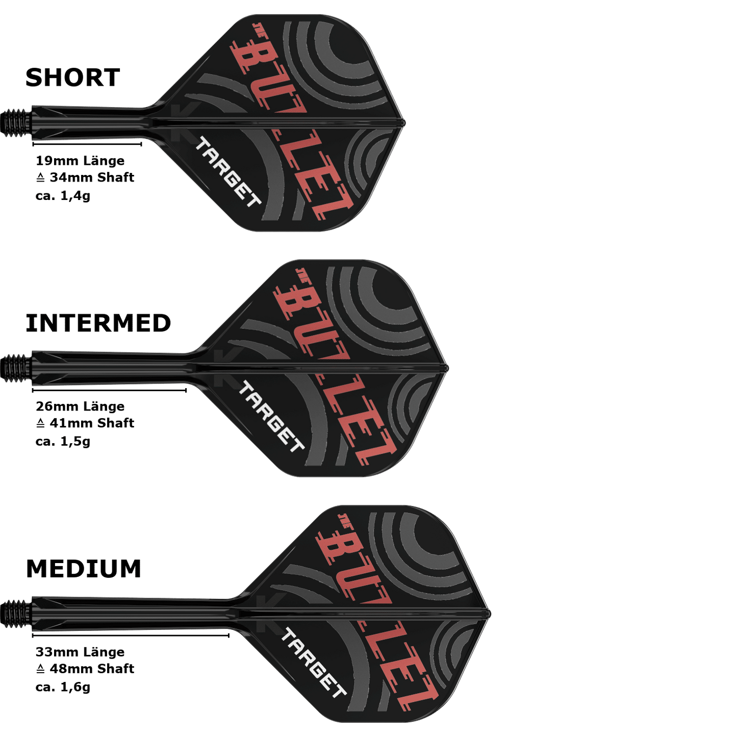 Target K-Flex Stephen Bunting Standard No.2 Flight Shaft System