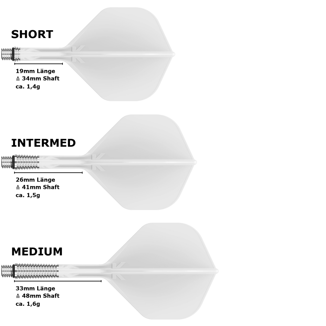 Target K-Shift Standard No.2 Flight Shaft System Weiß