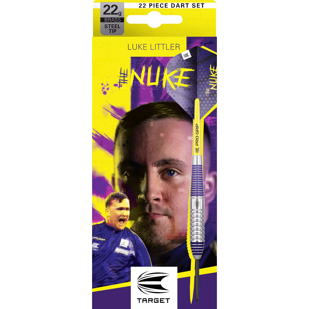 Target Luke Littler Steeldart Brass