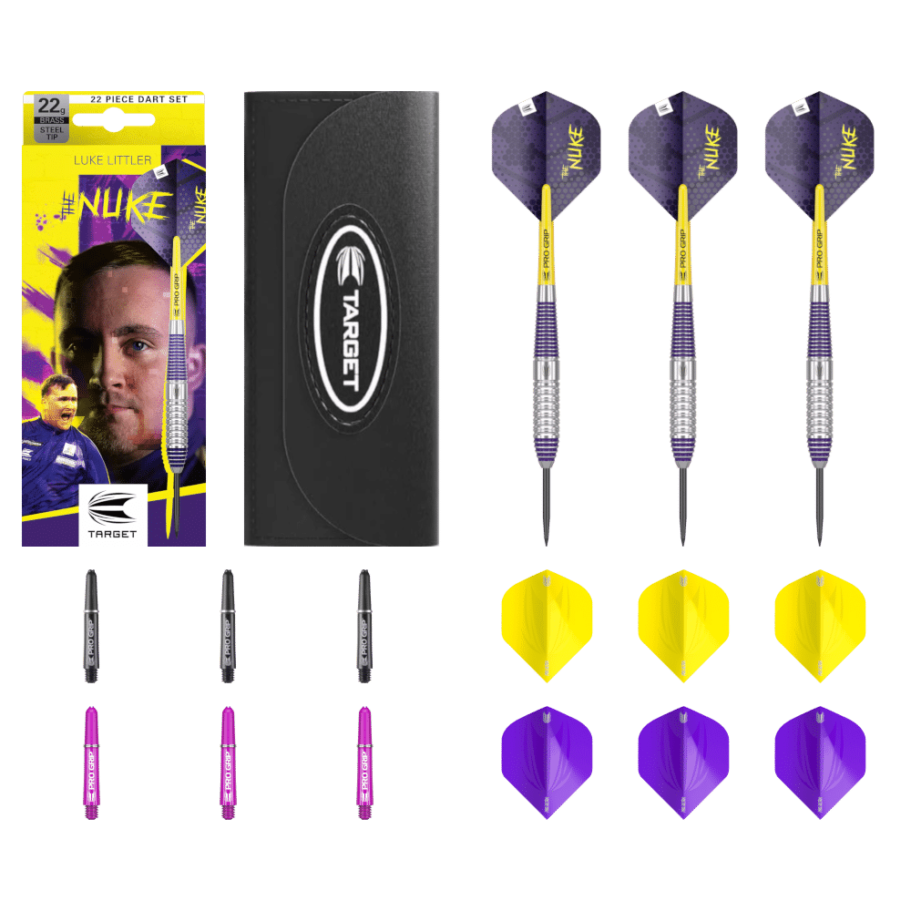 Target Luke Littler Steeldart Brass