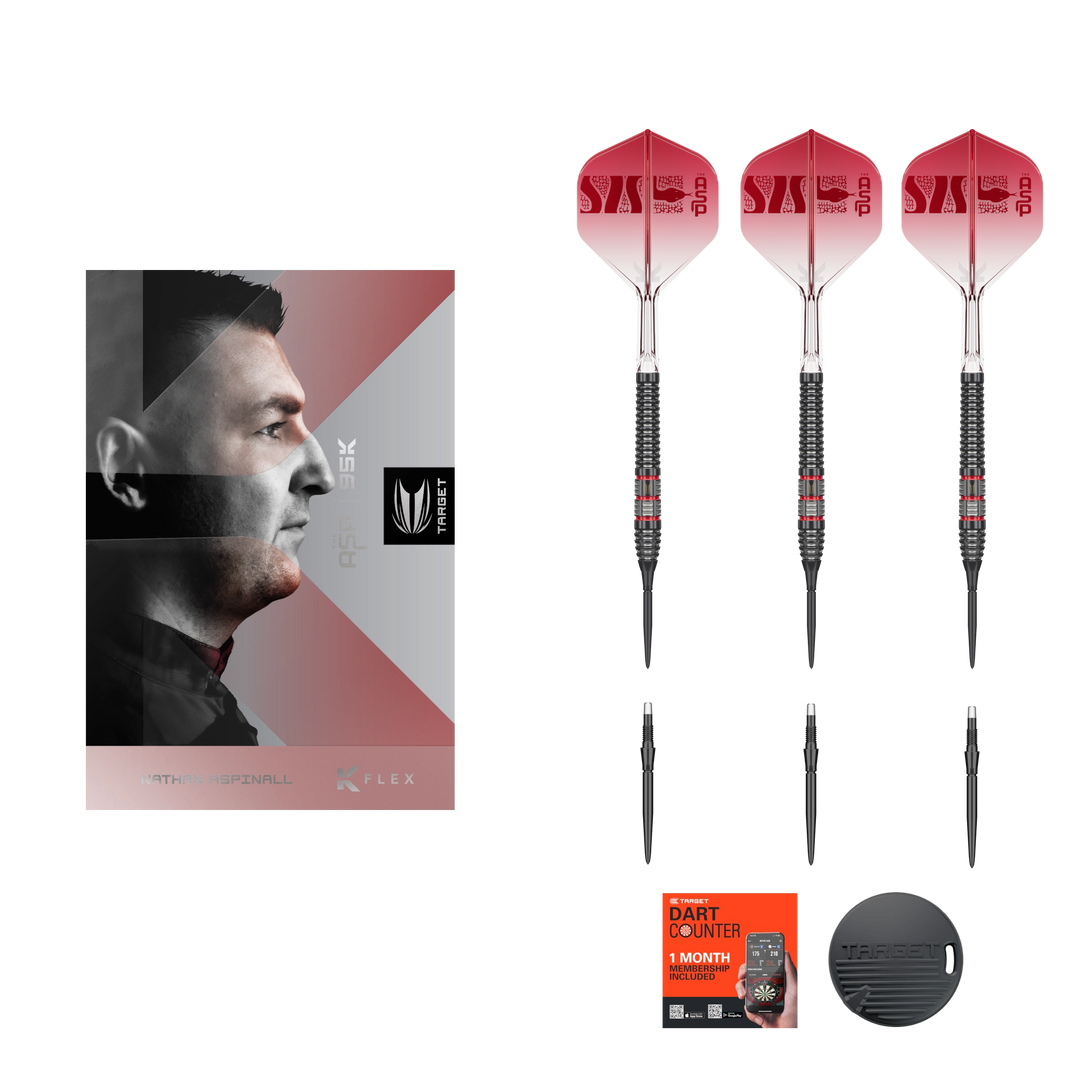 Target Nathan Aspinall 95K Swiss Point Steeldart 95%