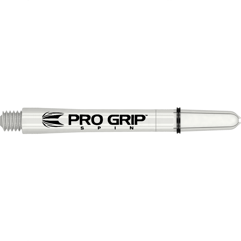 Target Pro Grip Spin Shafts (9 Stück) – 48mm / weiss