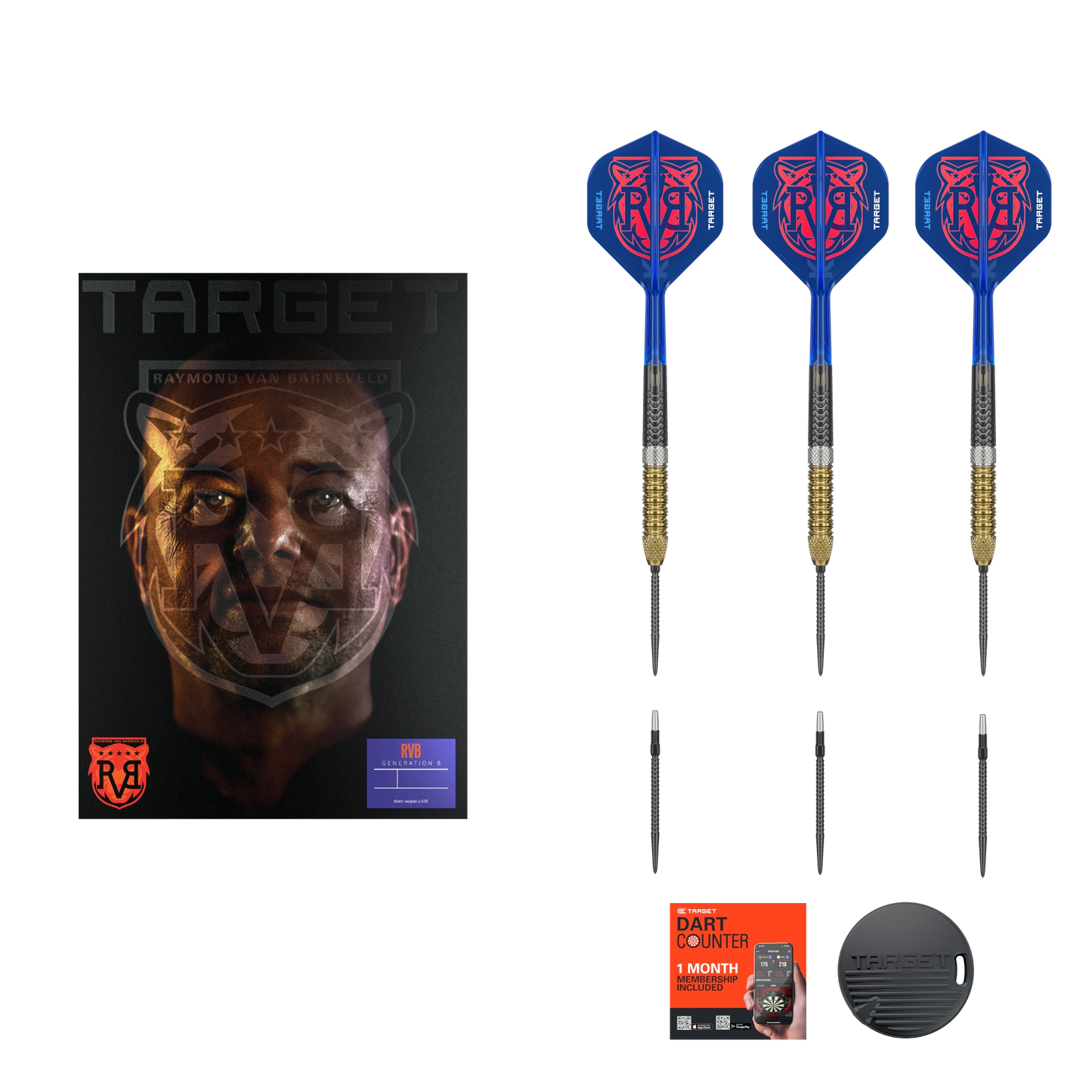 Target Raymond van Barneveld G6 Swiss Point Steeldart 95%