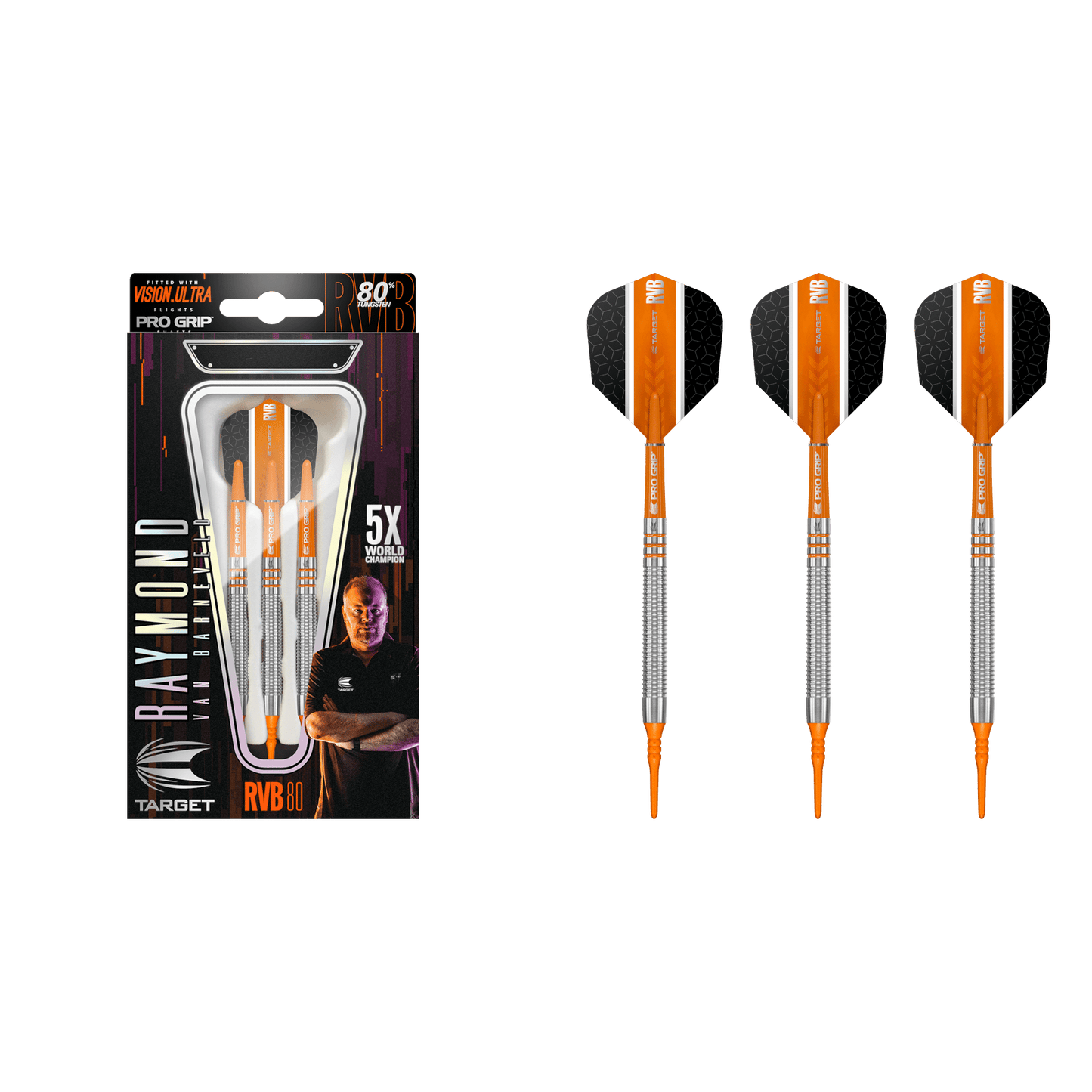 Target Raymond Van Barneveld Softdart 80%