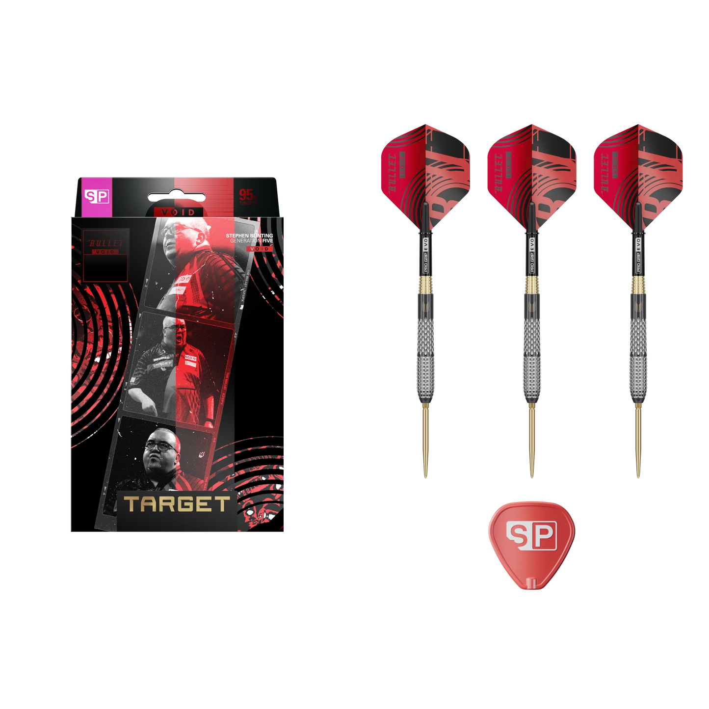 Target Stephen Bunting G5 Void 2026 Swiss Point Steel Tip Darts 95%