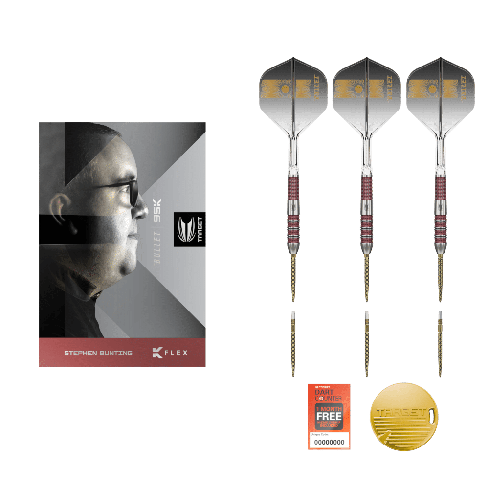 Target Stephen Bunting 95K Swiss Point Steeldart 95%