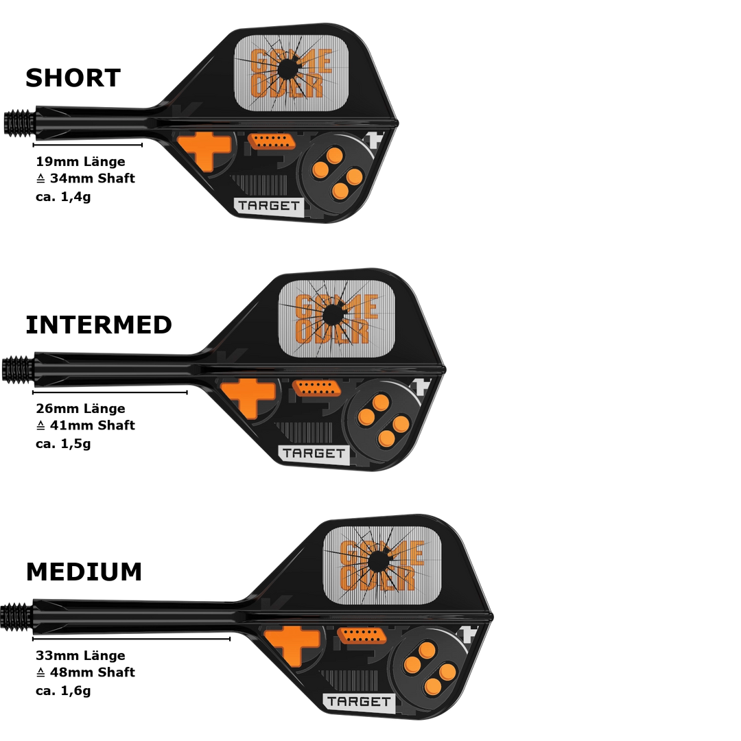 Target K-Flex Game Over Small Standard No.6 Flight Shaft System