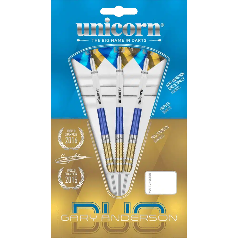 Unicorn Gary Anderson Phase 3 Duo Steel Tip Darts 80%