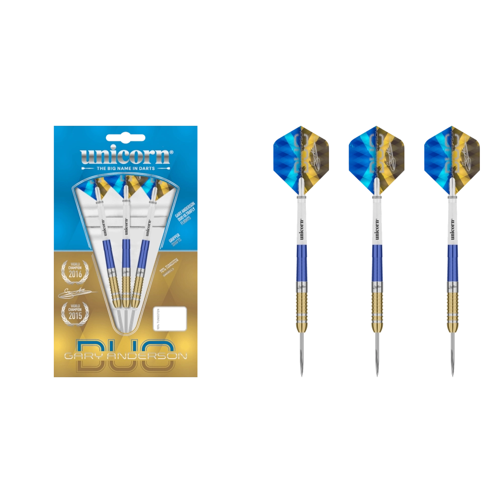 Unicorn Gary Anderson Phase 3 Duo Steel Tip Darts 80%